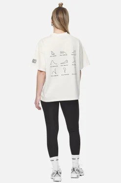 Pegador Idalia Heavy Oversized Tee Washed Coconut Milk