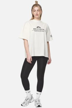 Pegador Idalia Heavy Oversized Tee Washed Coconut Milk