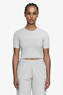 Pegador Ines Cropped Baby Tee White Gum