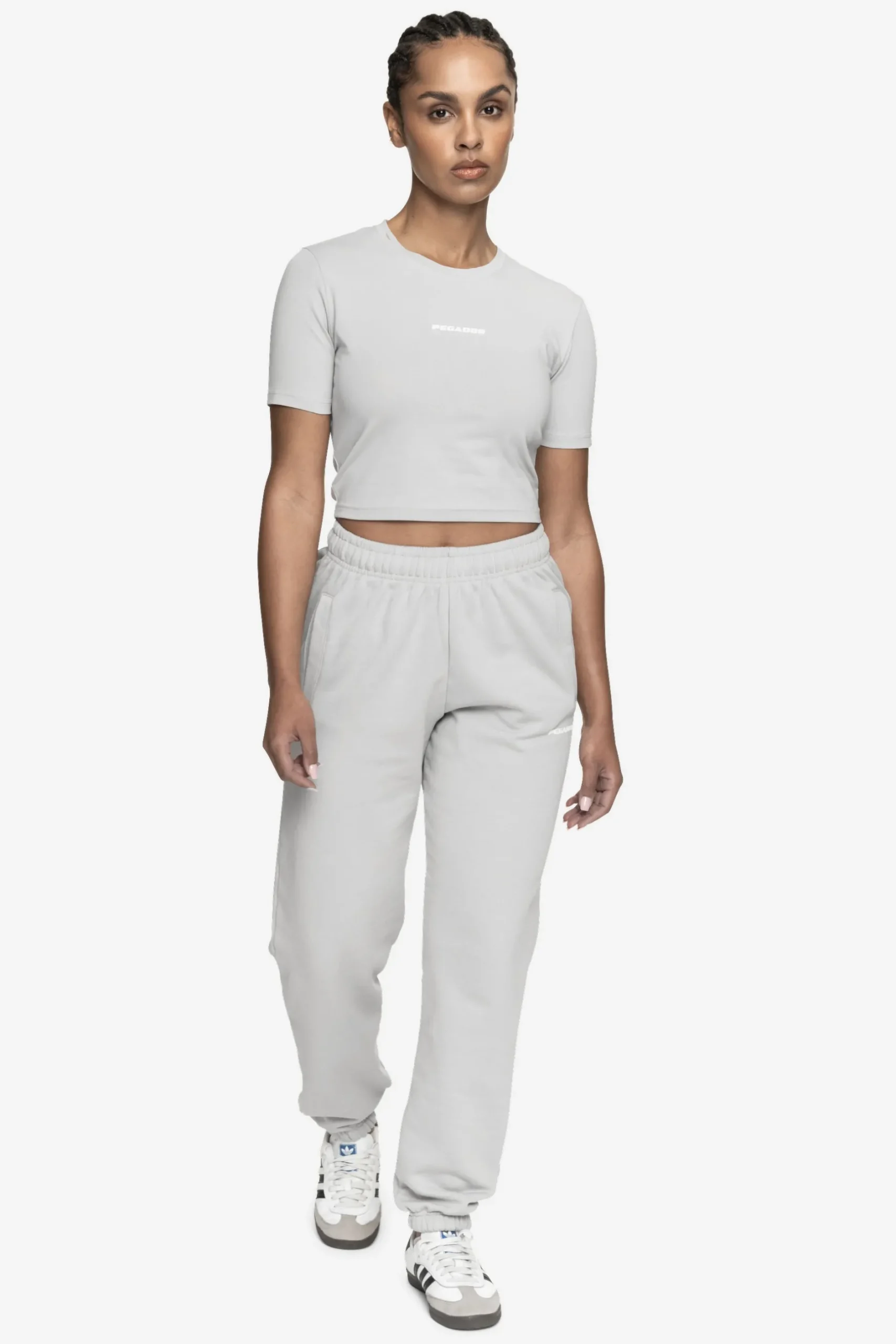 Pegador Ines Cropped Baby Tee White Gum