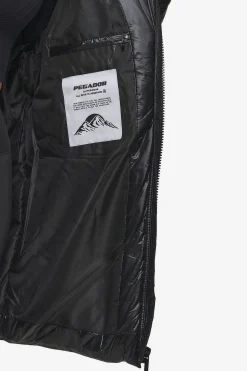 Pegador Izzy Light Glossy Short Puffer Coat Black