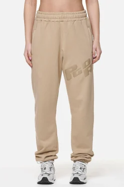 Pegador Julago High Waisted Sweat Pants Washed Safari Sand