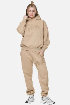 Pegador Julago High Waisted Sweat Pants Washed Safari Sand