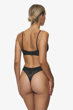 Pegador Katia String Black White