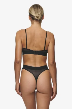 Pegador Katia Triangle Bralette Black White