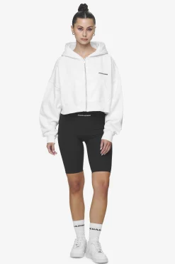Pegador Lana Logo Cropped Sweat Jacket Black