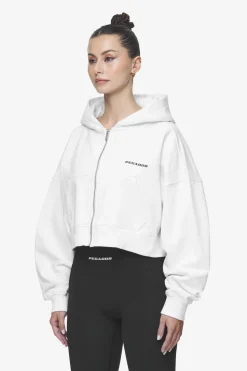 Pegador Lana Logo Cropped Sweat Jacket Black