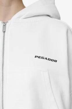 Pegador Lana Logo Cropped Sweat Jacket Black