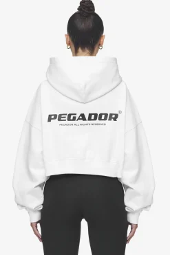 Pegador Lana Logo Cropped Sweat Jacket Black