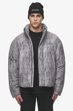 Pegador Lavoy Ripstop Crushed Cropped Boxy Puffer Jacket