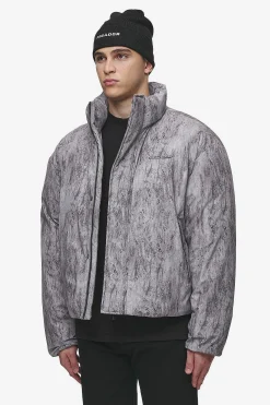 Pegador Lavoy Ripstop Crushed Cropped Boxy Puffer Jacket