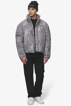 Pegador Lavoy Ripstop Crushed Cropped Boxy Puffer Jacket