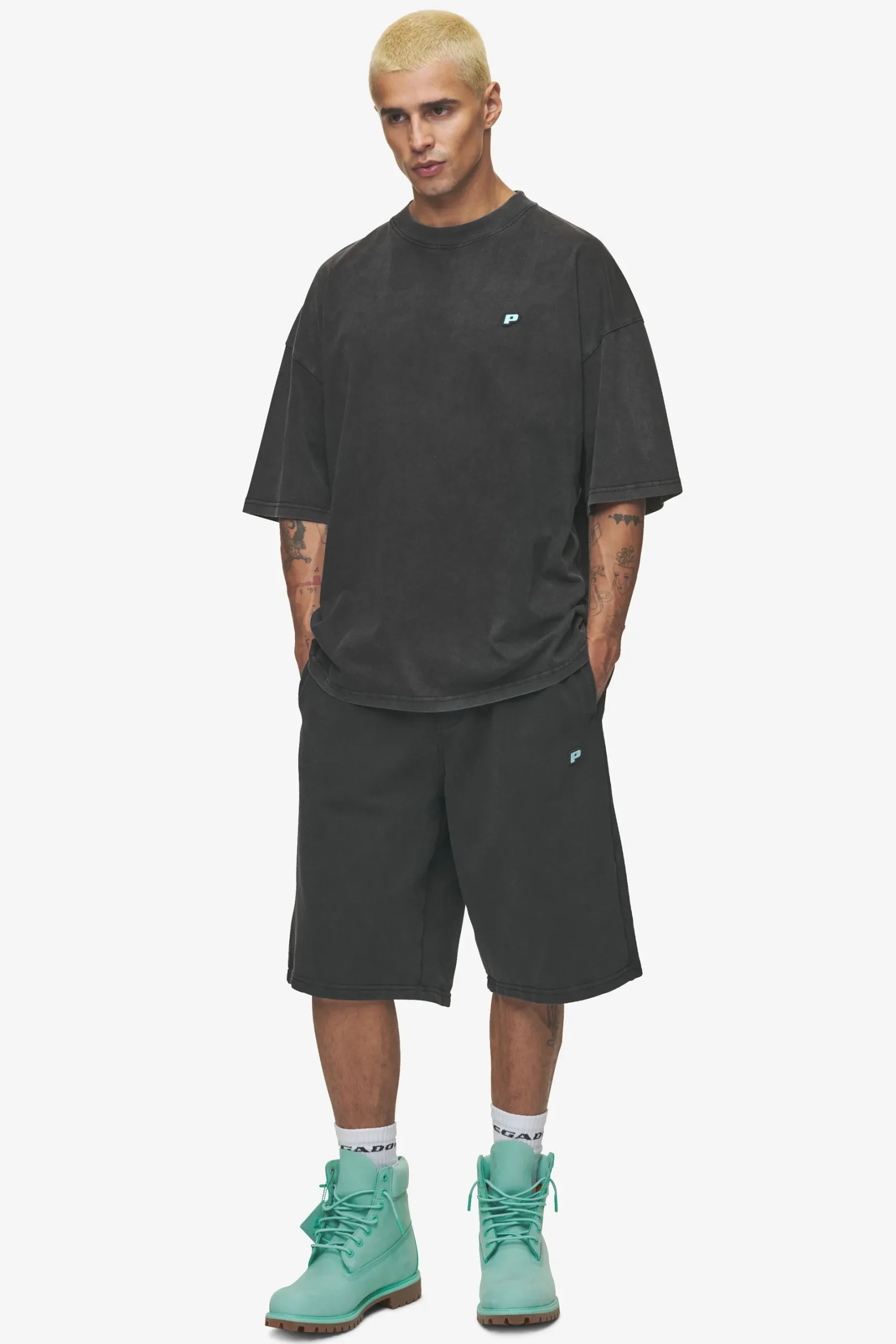 Pegador Leono Boxy Tee Sky Blue Gum