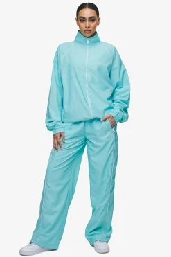 Pegador Lincoln Boxy Track Jacket Sky Blue