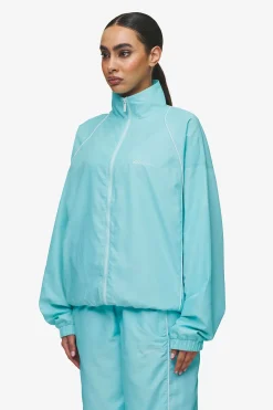 Pegador Lincoln Boxy Track Jacket Sky Blue