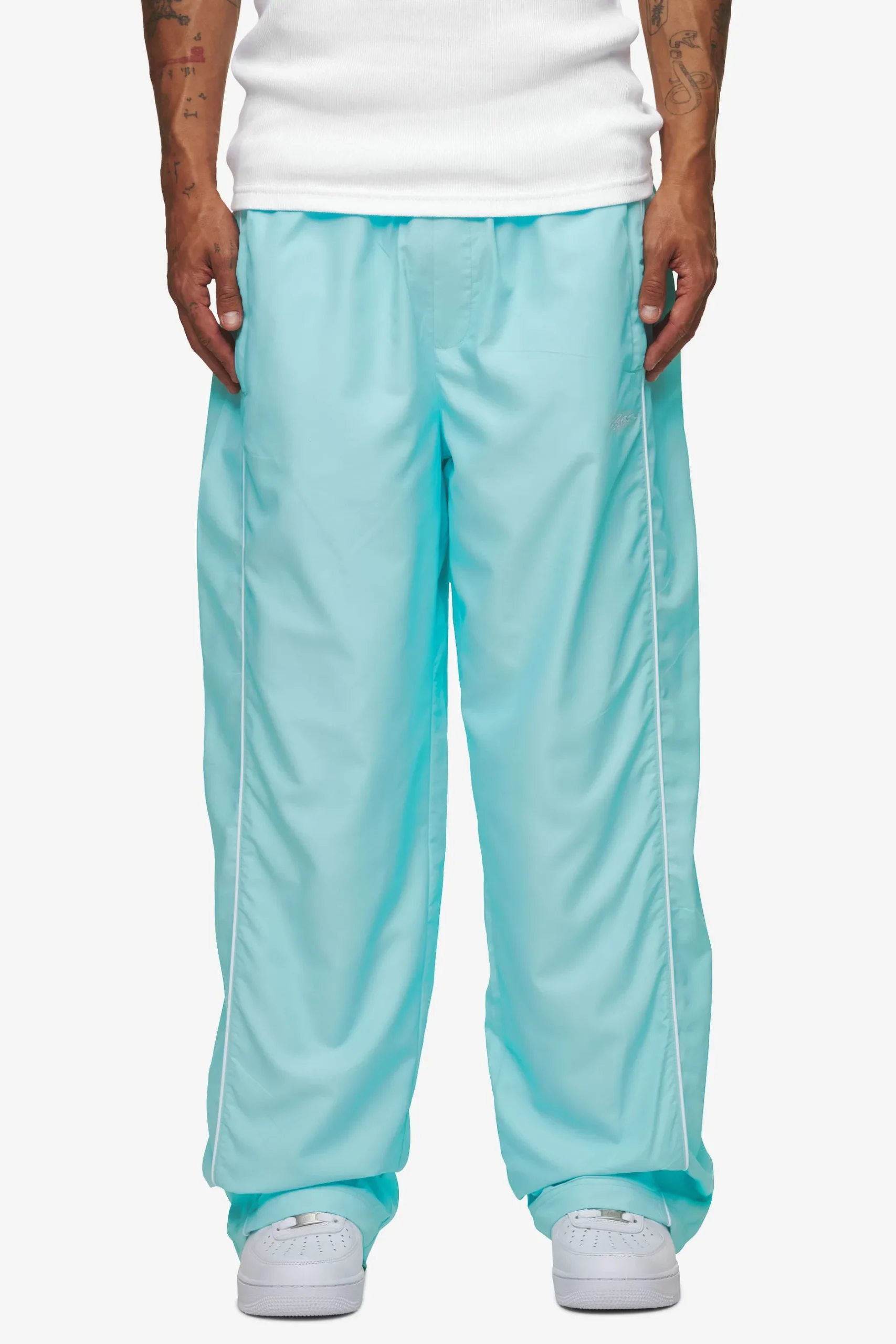 Pegador Lincoln Wide Track Pants Sky Blue