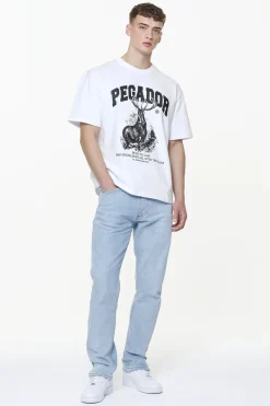 Pegador Lizard Oversized Tee White