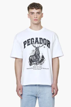 Pegador Lizard Oversized Tee White