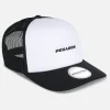 Pegador Logo Baseball Trucker Cap White Black