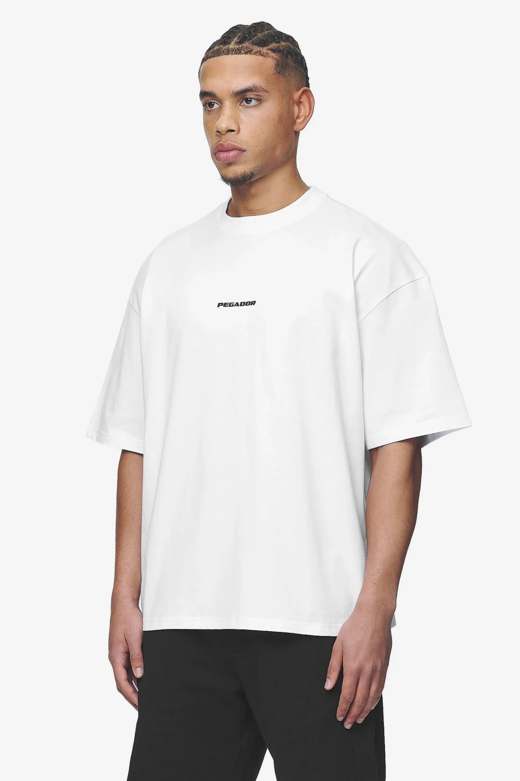 Pegador Logo Boxy Tee Black Gum