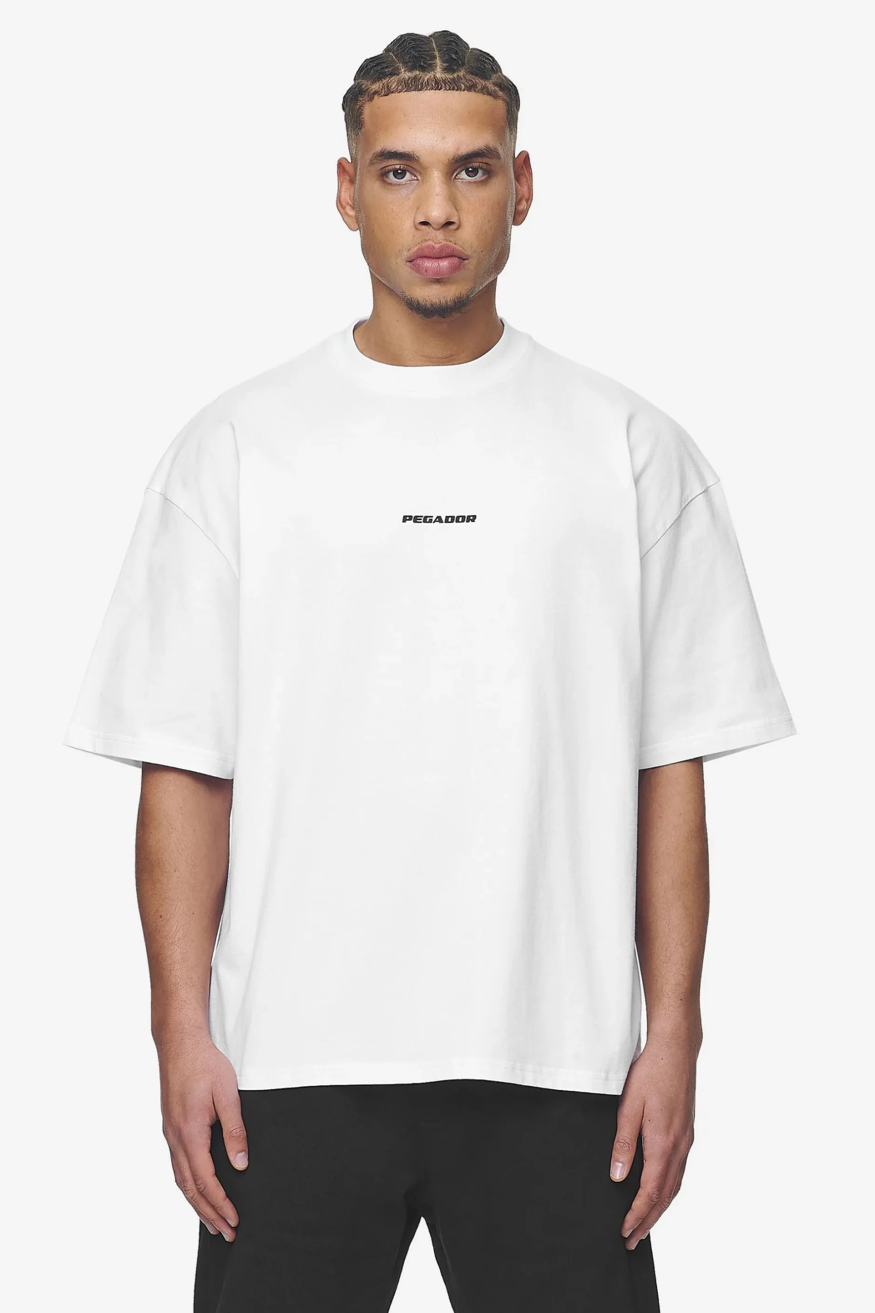 Pegador Logo Boxy Tee Black Gum