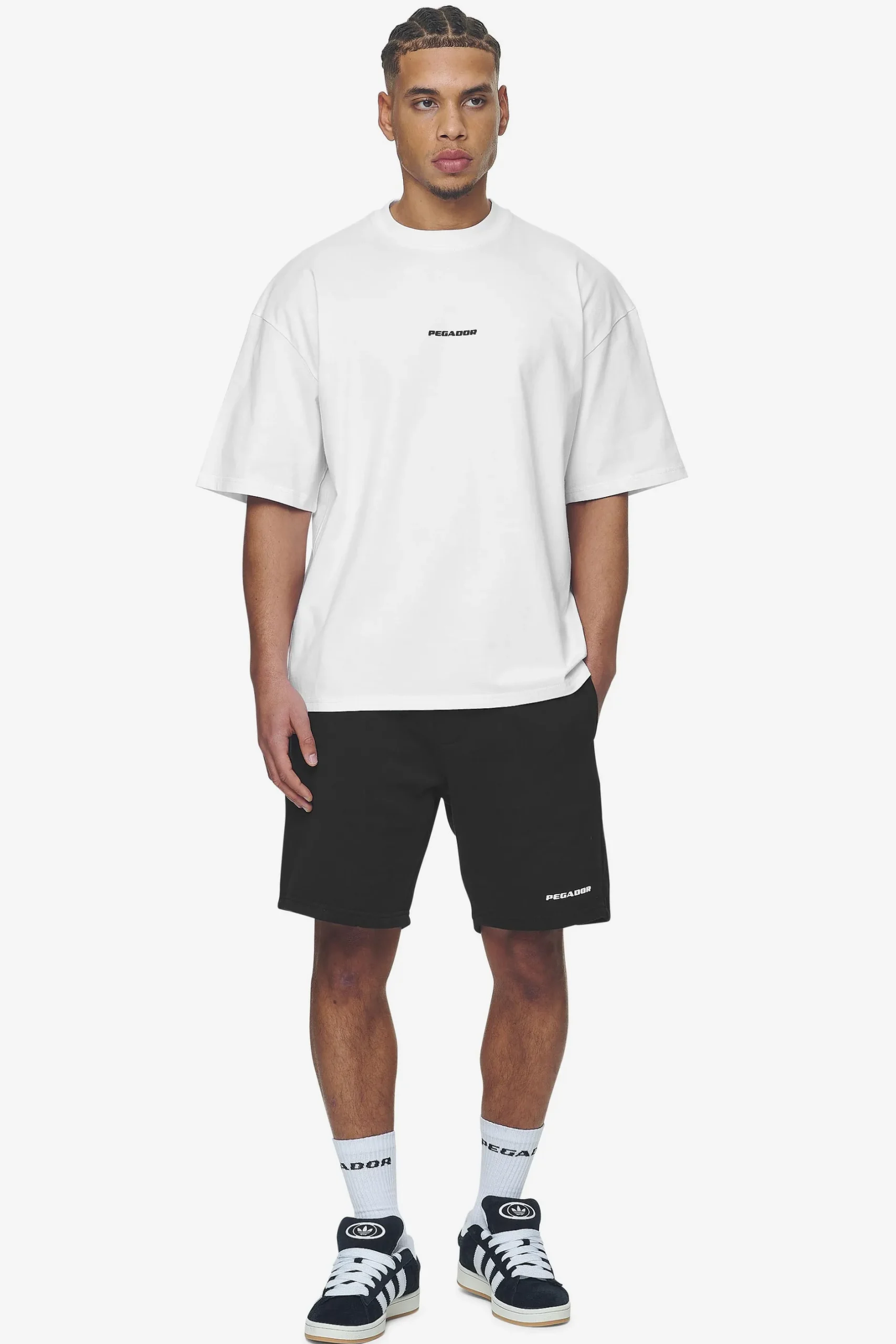 Pegador Logo Boxy Tee Black Gum