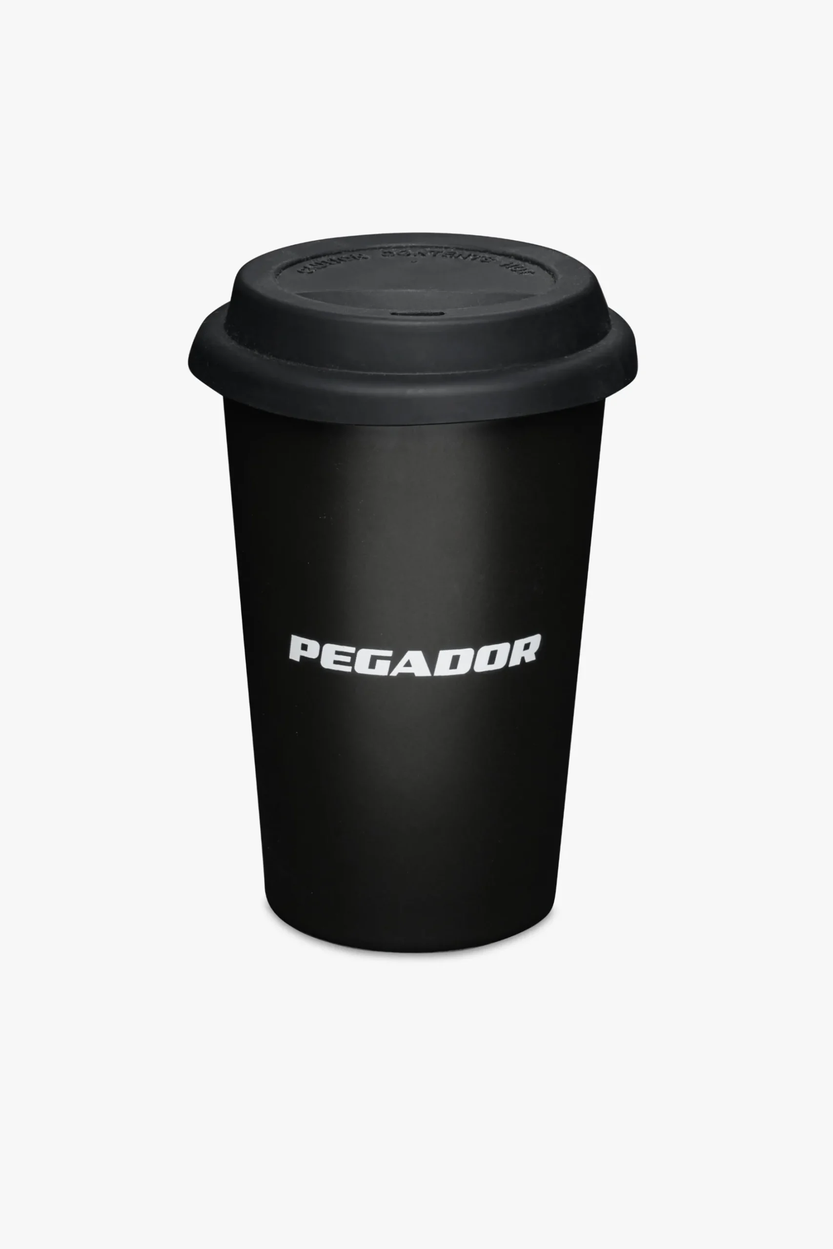 Pegador Logo Coffee Cup Black