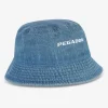 Pegador Logo Denim Bucket Hat Baby Blue