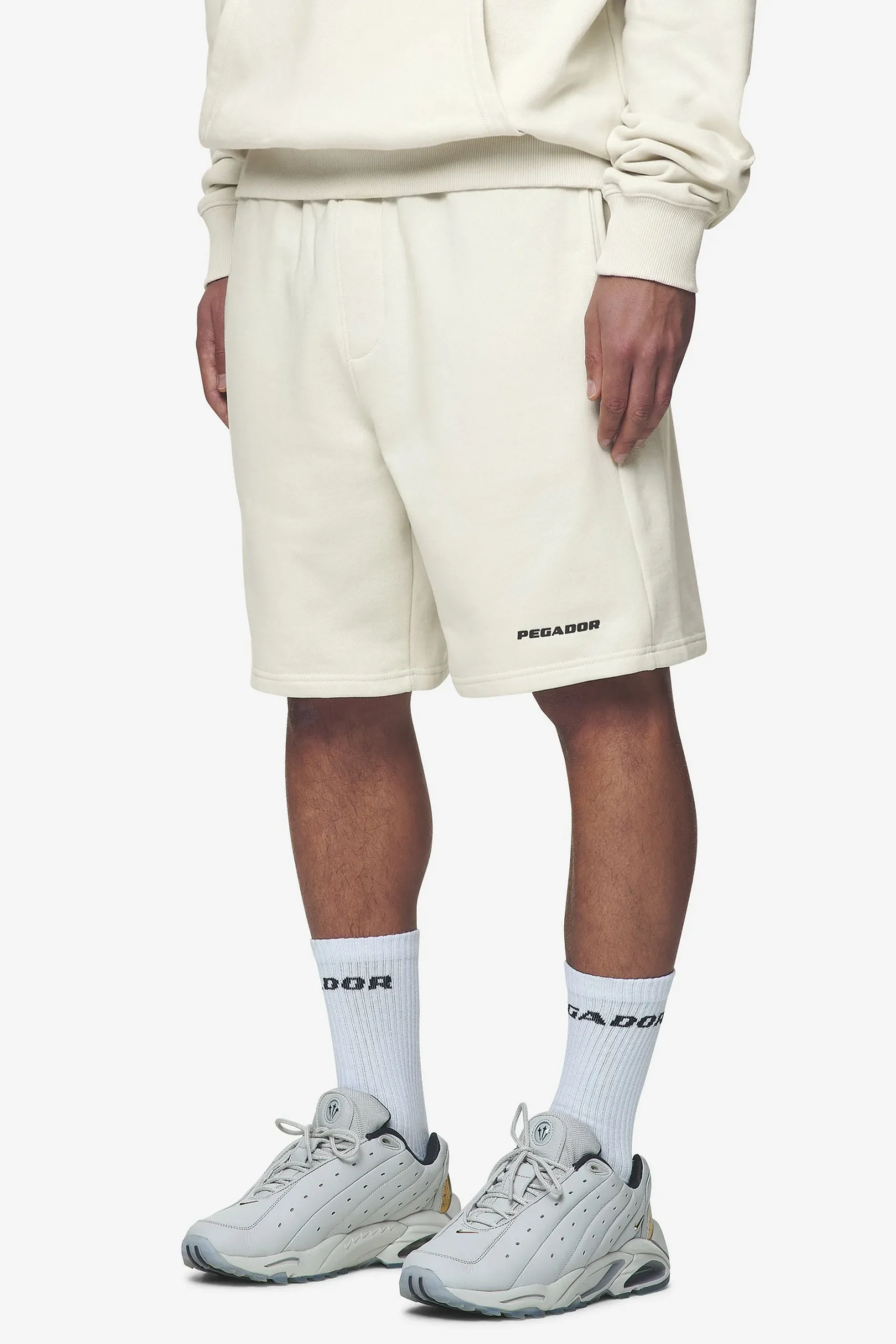 Pegador Logo Heavy Sweat Shorts Black Gum