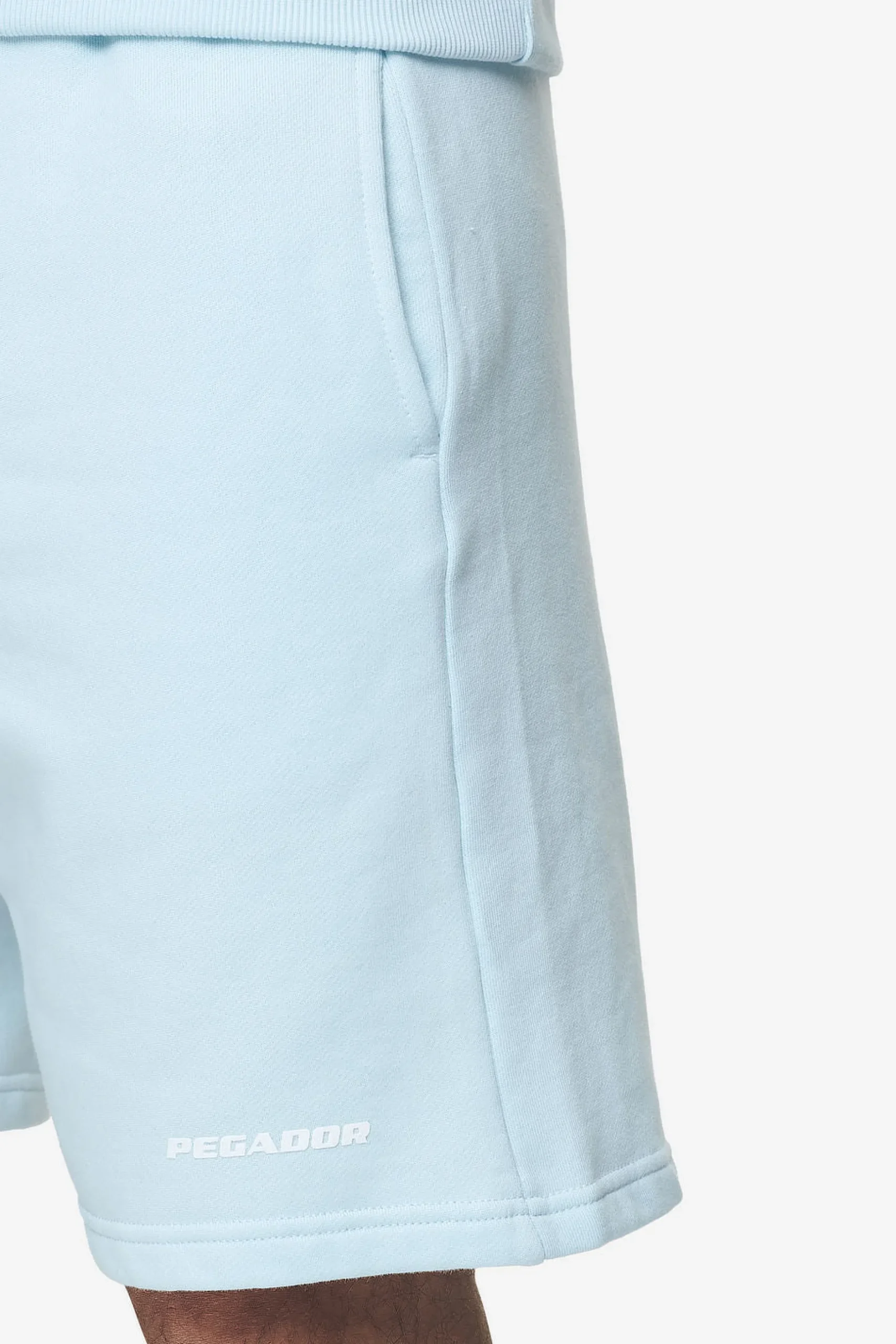 Pegador Logo Heavy Sweat Shorts White Gum