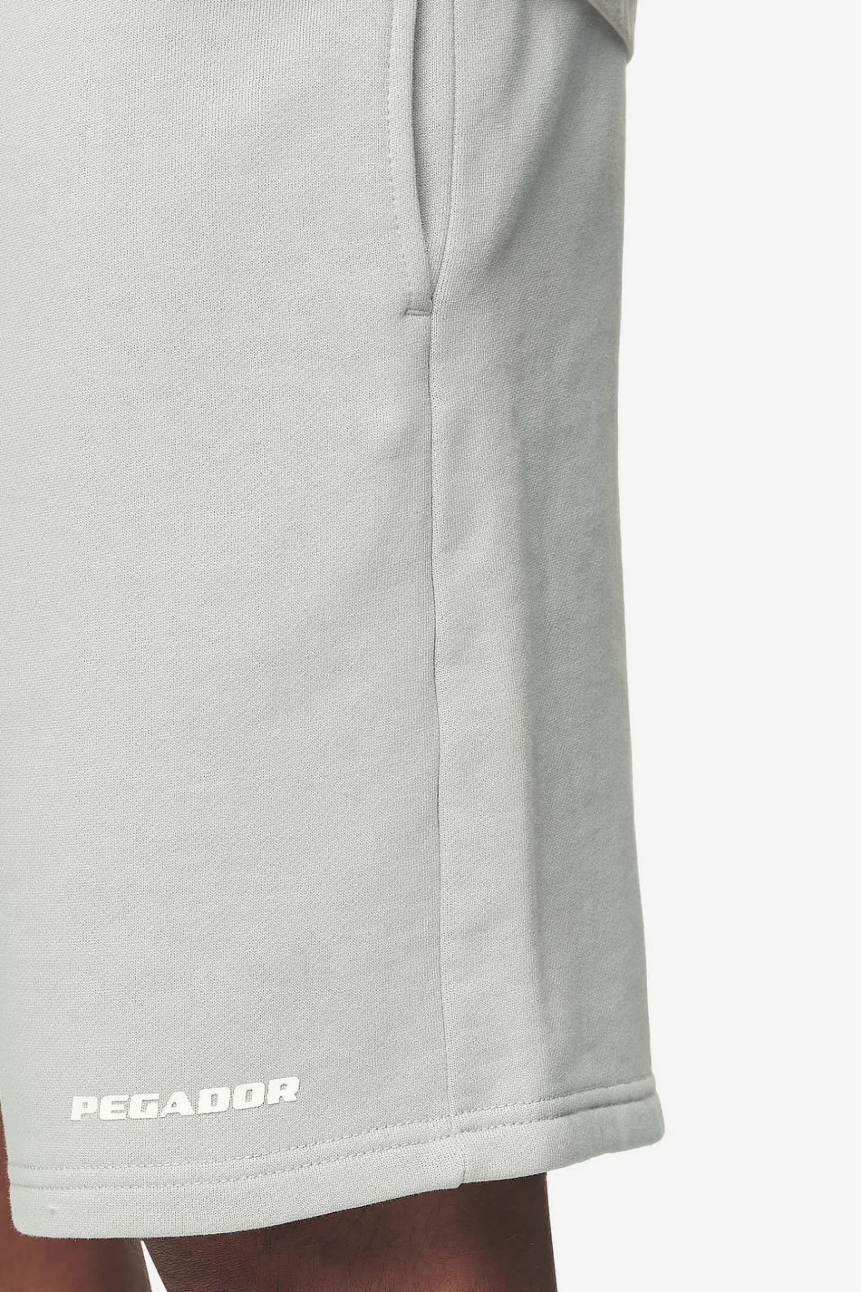 Pegador Logo Heavy Sweat Shorts White Gum