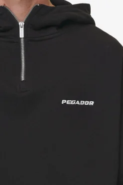 Pegador Logo Oversized Halfzip Hoodie