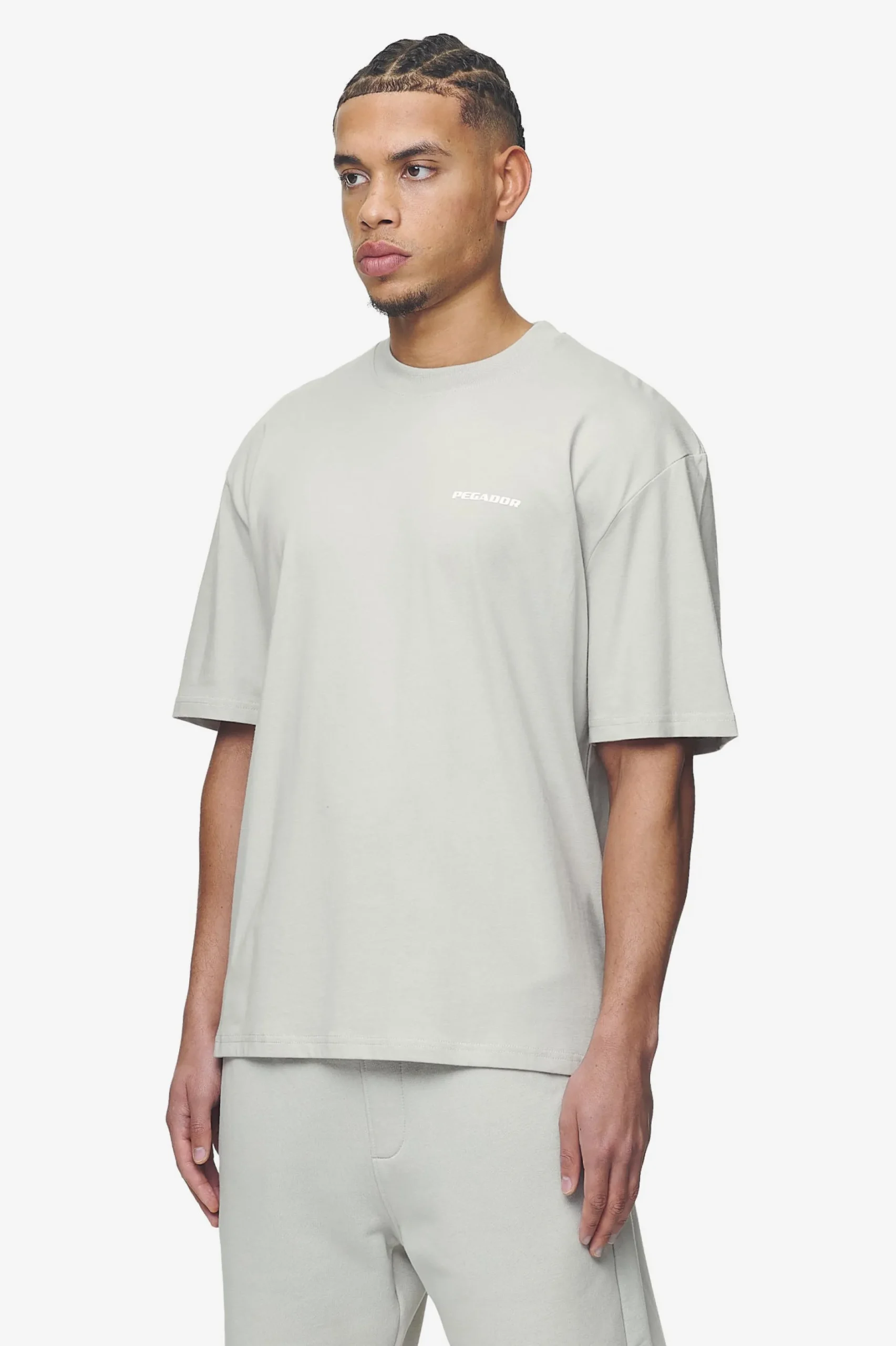 Pegador Logo Oversized Tee White Gum