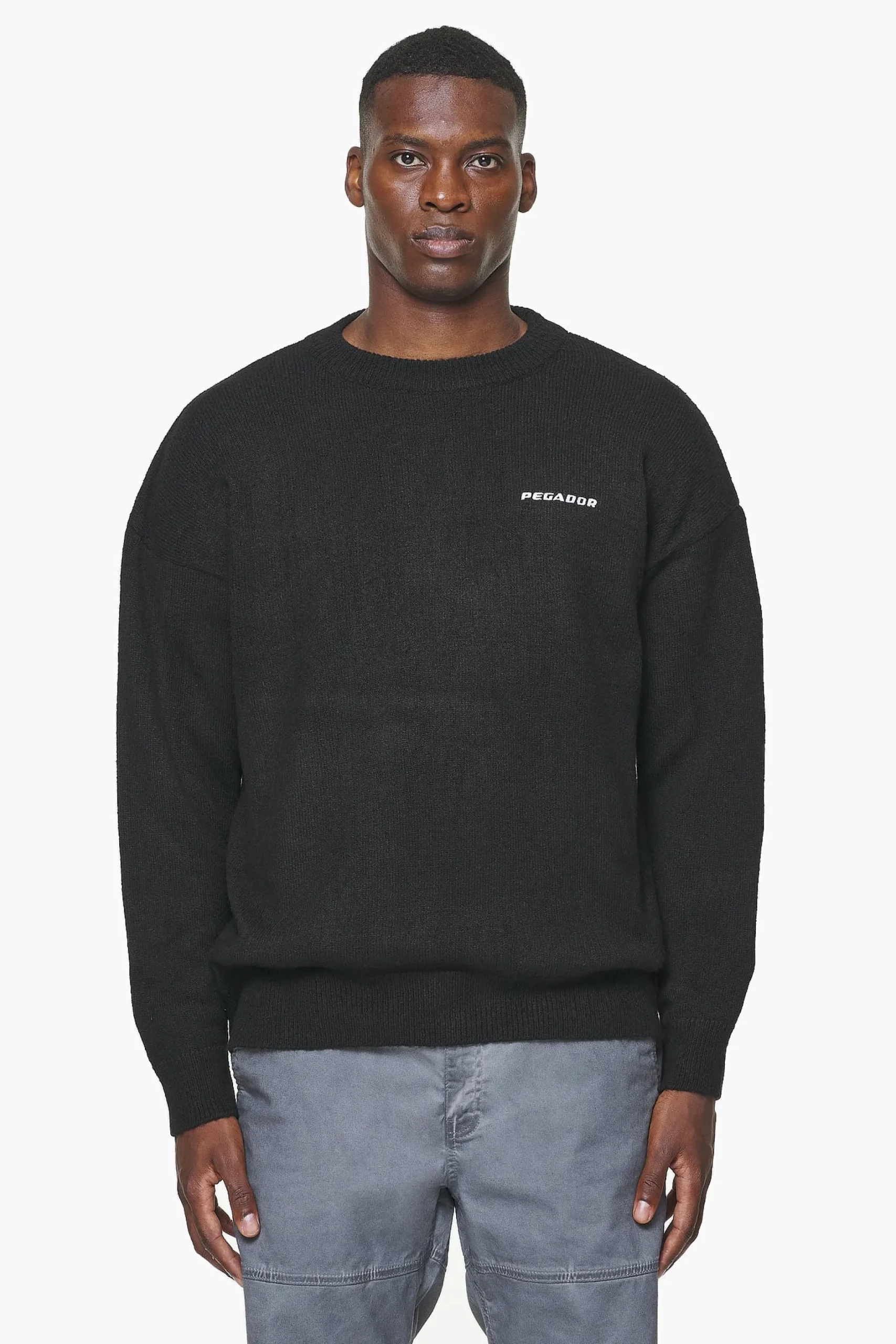Pegador Logo Shaggy Knit Sweater