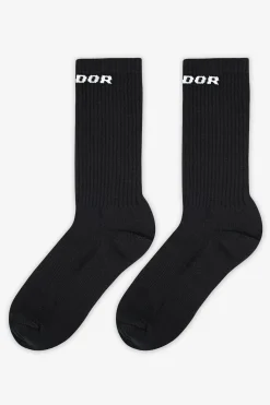Pegador Logo Socks White