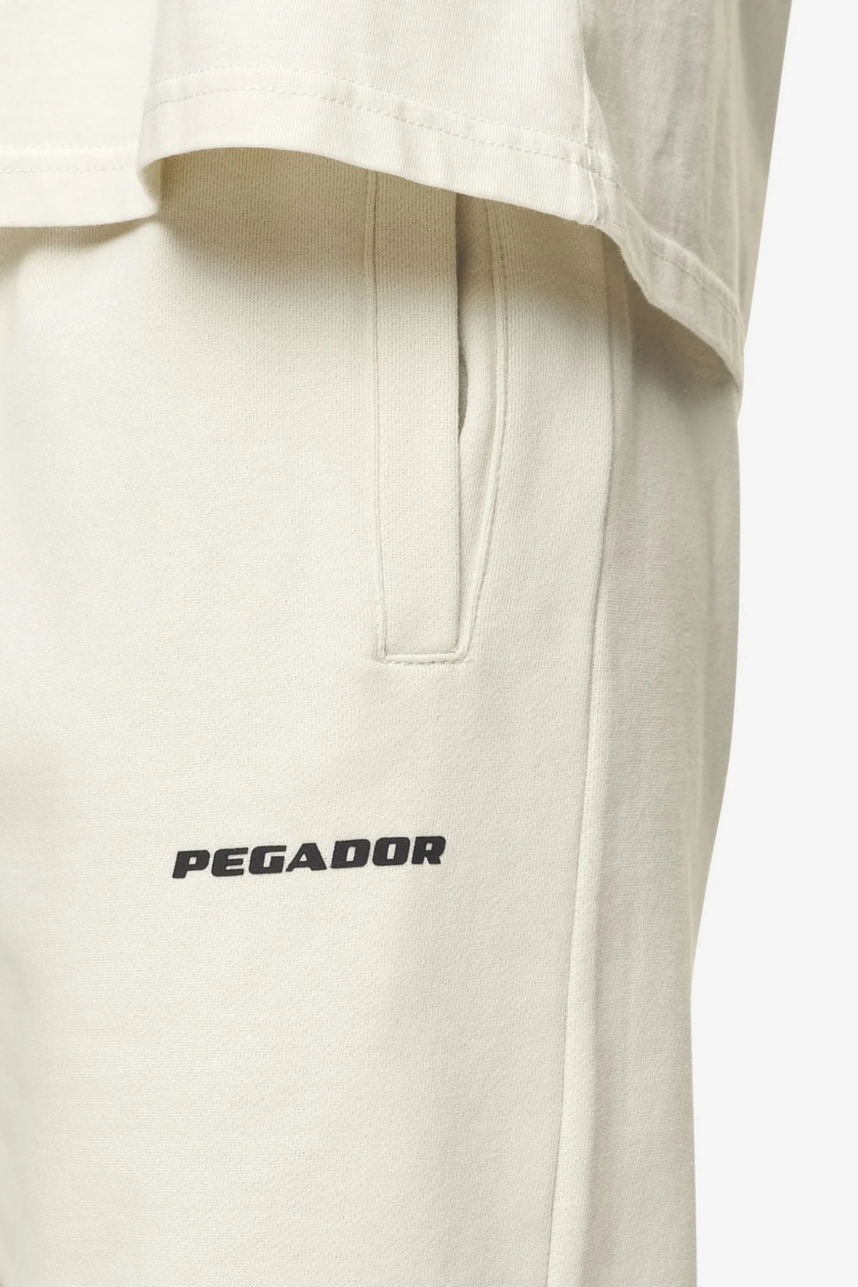 Pegador Logo Wide Sweat Pants Black Gum