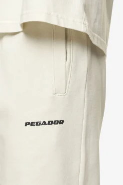 Pegador Logo Wide Sweat Pants Black Gum