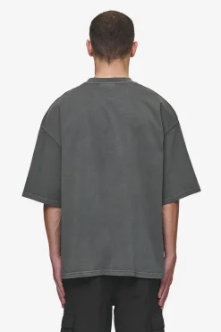 Pegador Macon Boxy Tee Washed Anthracite