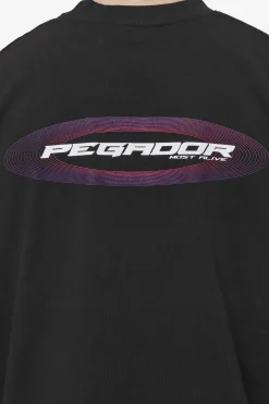 Pegador Madron Oversized Tee Washed Black