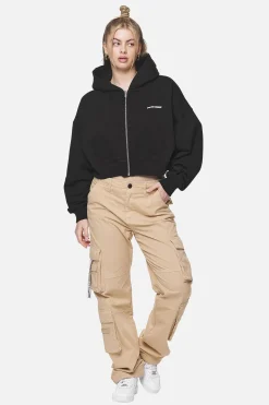 Pegador Marla Cropped Zip Hoodie 