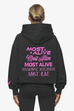 Pegador Mei Oversized Hoodie Vintage Black