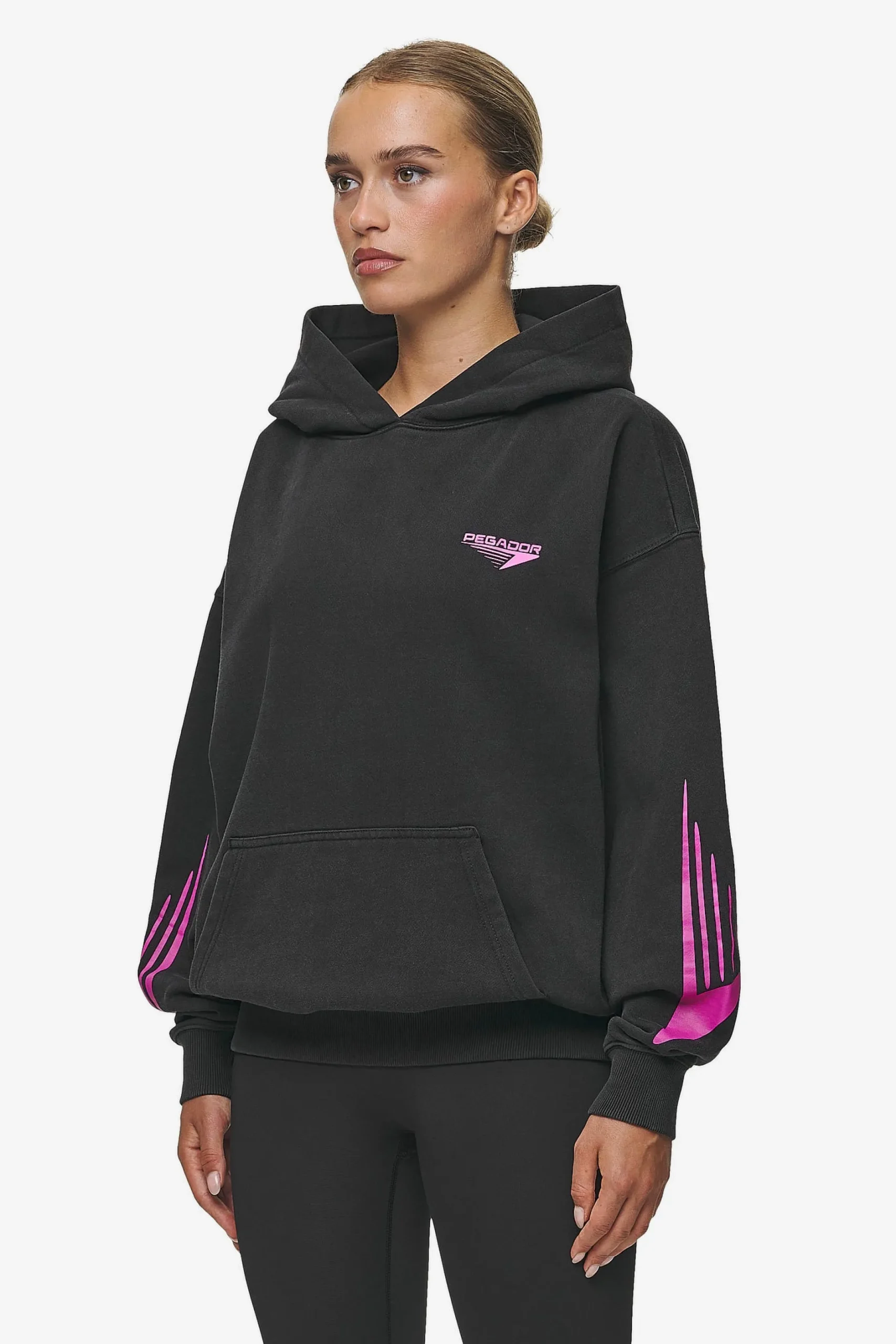 Pegador Mei Oversized Hoodie Vintage Black
