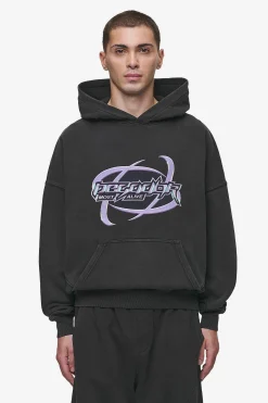 Pegador Mill Boxy Hoodie Vintage Black