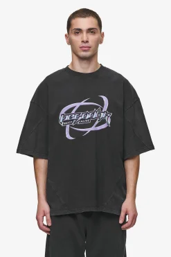 Pegador Mill Boxy Tee Vintage Black