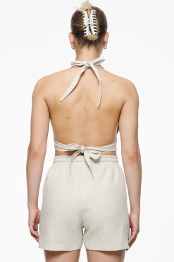 Pegador Molli Canvas Neckholder Top Unbleached