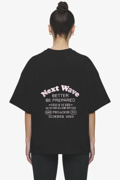 Pegador Naia Heavy Oversized Tee Black