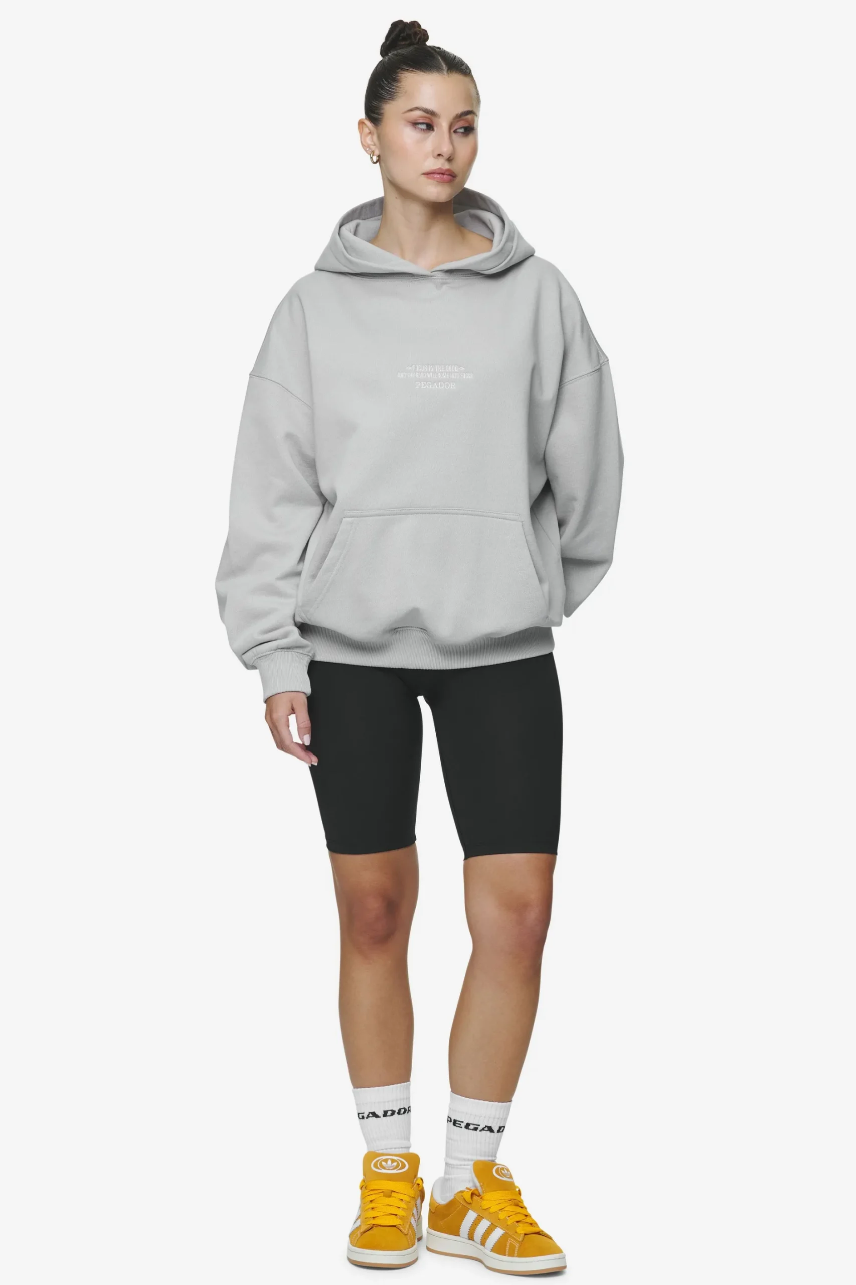 Pegador Naia Oversized Hoodie Washed Sky Grey