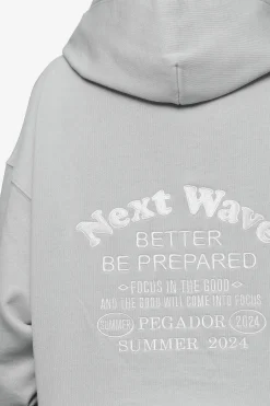 Pegador Naia Oversized Hoodie Washed Sky Grey