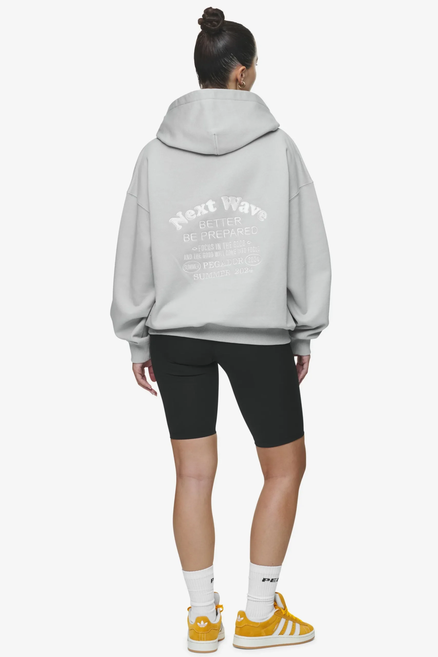 Pegador Naia Oversized Hoodie Washed Sky Grey