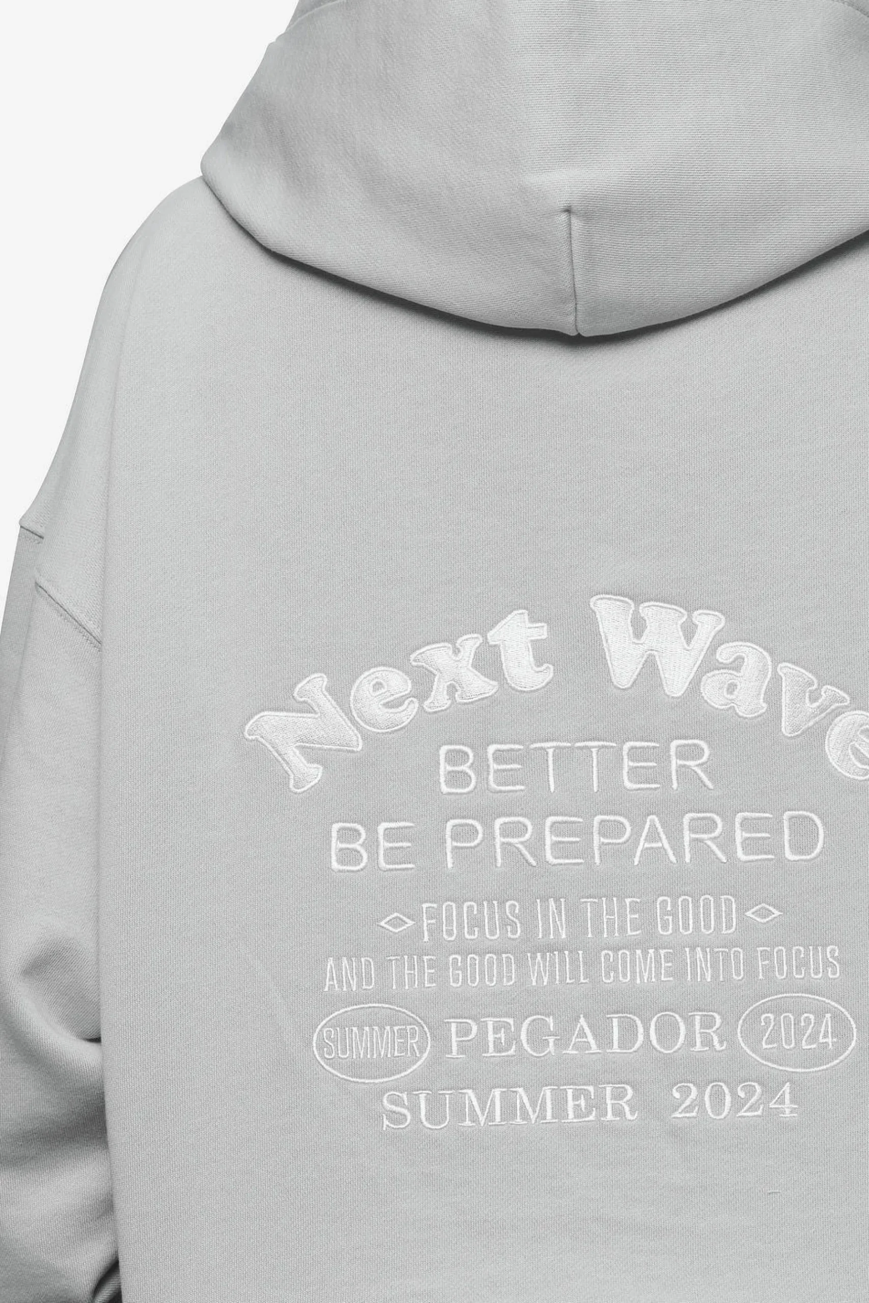 Pegador Naia Oversized Hoodie Washed Sky Grey